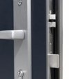 WIKĘD Drzwi Zewnętrzne Premium 54 mm grubości Wzór 26 Złoty Dąb