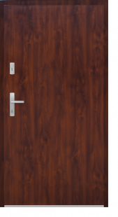 WIKĘD Drzwi Zewnętrzne Premium 54 mm grubości Wzór 1 Orzech 