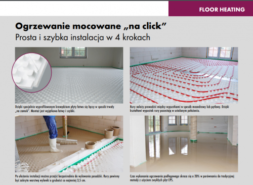 KNAUF Therm EXPERT FLOOR HEATING Styropian 3 cm - 6,16 m2 paczka
