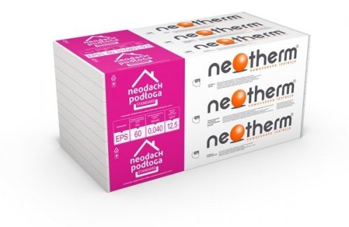 Neotherm Styropian Ne­odach Po­dło­ga Stan­dard  EPS 60-040 λ ≤0,040 Paczka