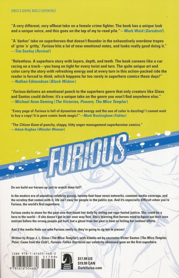FURIOUS VOL 01 FALLEN STAR TP [9781616554682] **promocja TOMY**