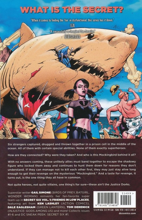 SECRET SIX VOL 01 FRIENDS IN LOW PLACES TP [9781401254858]