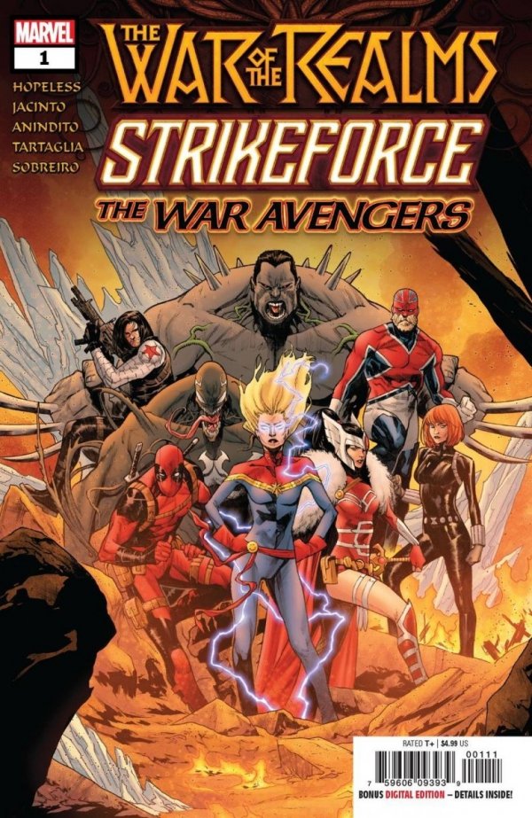 WAR OF THE REALMS STRIKEFORCE THE WAR AVENGERS #01 CVR A [75960609393900111]