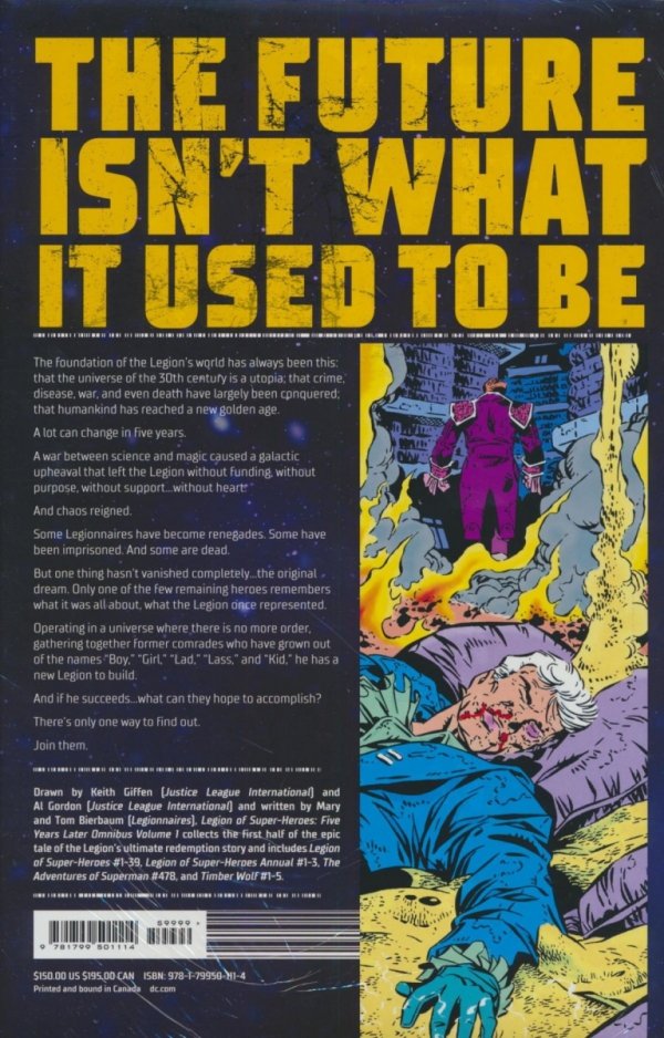 LEGION OF SUPER-HEROES FIVE YEARS LATER OMNIBUS VOL 01 HC [9781799501114]