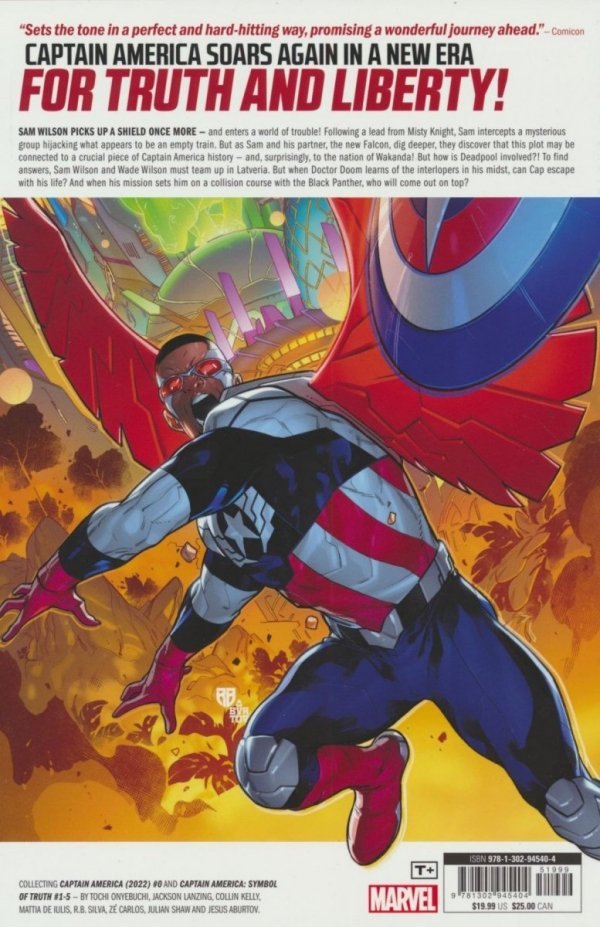 CAPTAIN AMERICA SYMBOL OF TRUTH VOL 01 HOMELAND TP [9781302945404]