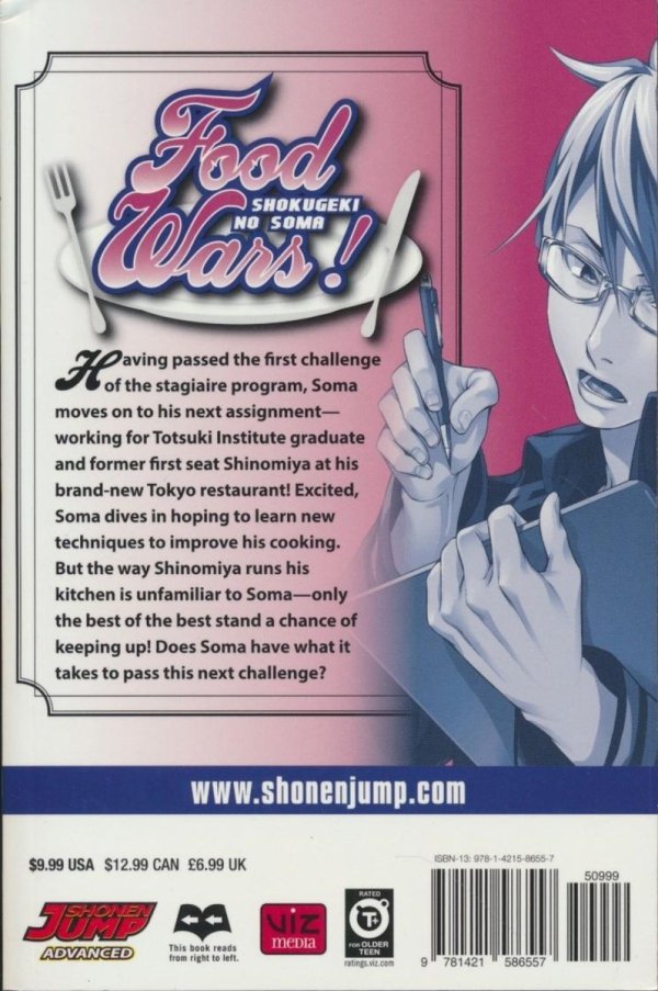 FOOD WARS SHOKUGEKI NO SOMA VOL 14 GN [9781421586557] **OFERTA EKSPOZYCYJNA**