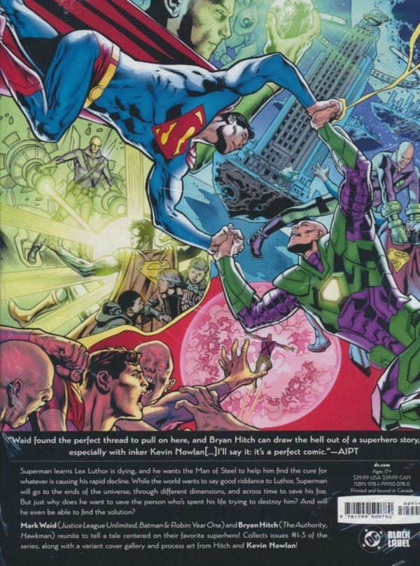 SUPERMAN THE LAST DAYS OF LEX LUTHOR HC [9781799500780]
