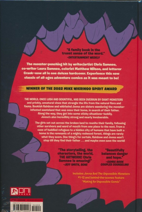 JONNA AND THE UNPOSSIBLE MONSTERS DELUXE EDITION HC [9781637152423] **promocja TOMY**