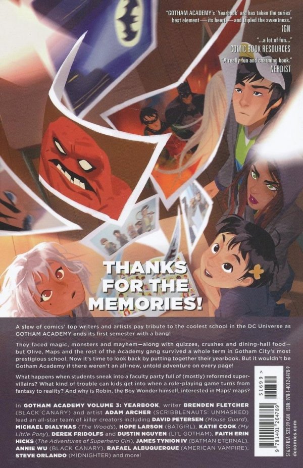 GOTHAM ACADEMY VOL 03 YEARBOOK TP [9781401264789]
