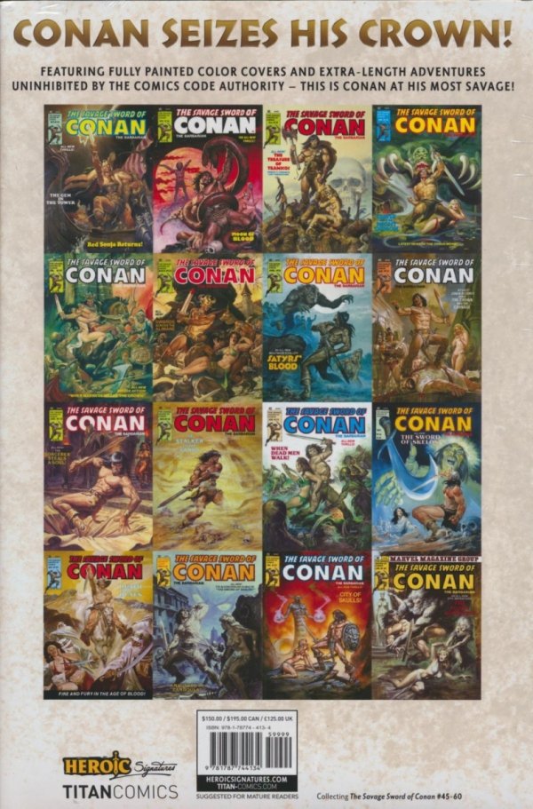 SAVAGE SWORD OF CONAN THE ORIGINAL COMICS OMNIBUS VOL 04 HC [STANDARD] [9781787744134] **promocja TOMY**