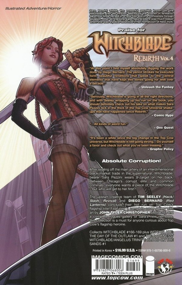 WITCHBLADE REBIRTH VOL 04 TP [9781607068006] **promocja TOMY**