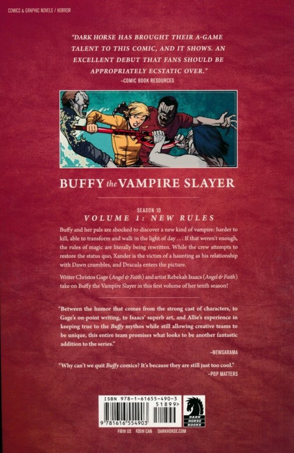 BUFFY THE VAMPIRE SLAYER VOL 01 NEW RULES TP [9781616554903]
