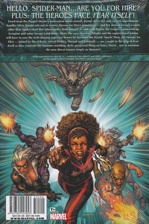 FEAR ITSELF HEROES FOR HIRE HC [9780785157953]