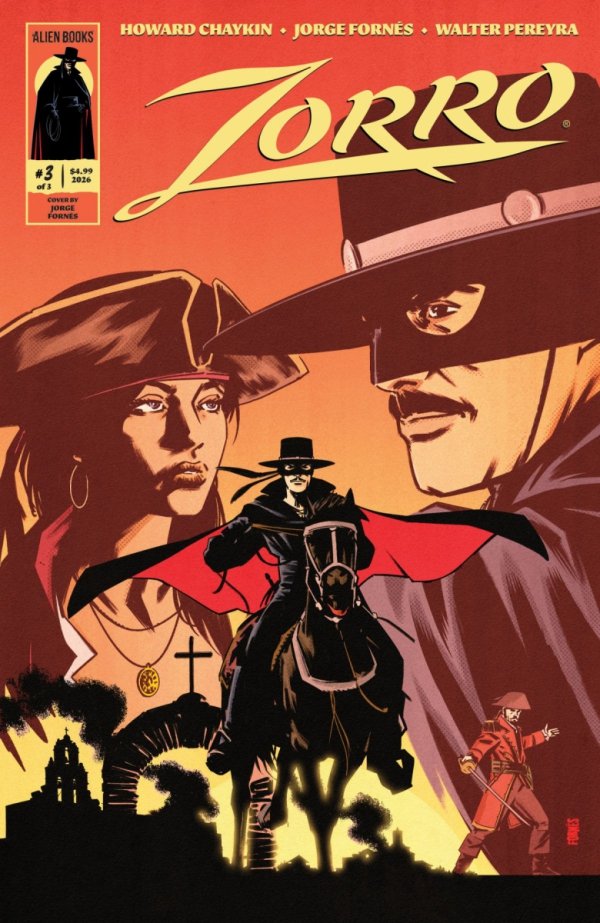 ZORRO #3 COVER A FORNES [73238818464400311]
