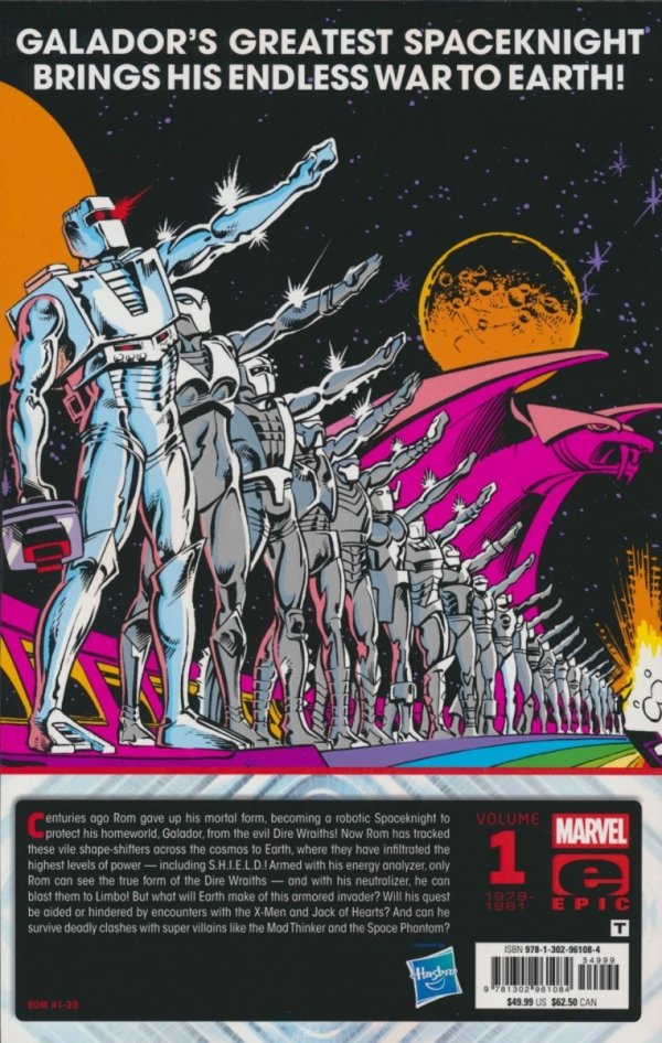 ROM EPIC COLLECTION THE ORIGINAL MARVEL YEARS VOL 01 TP [9781302961084] **promocja TOMY**