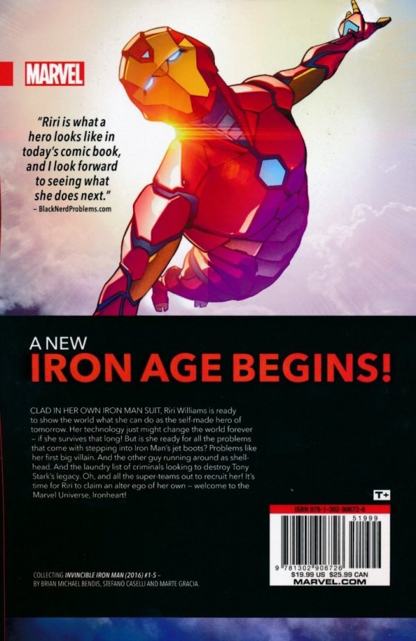 INVINCIBLE IRON MAN IRONHEART VOL 01 RIRI WILLIAMS TP [9781302906726]