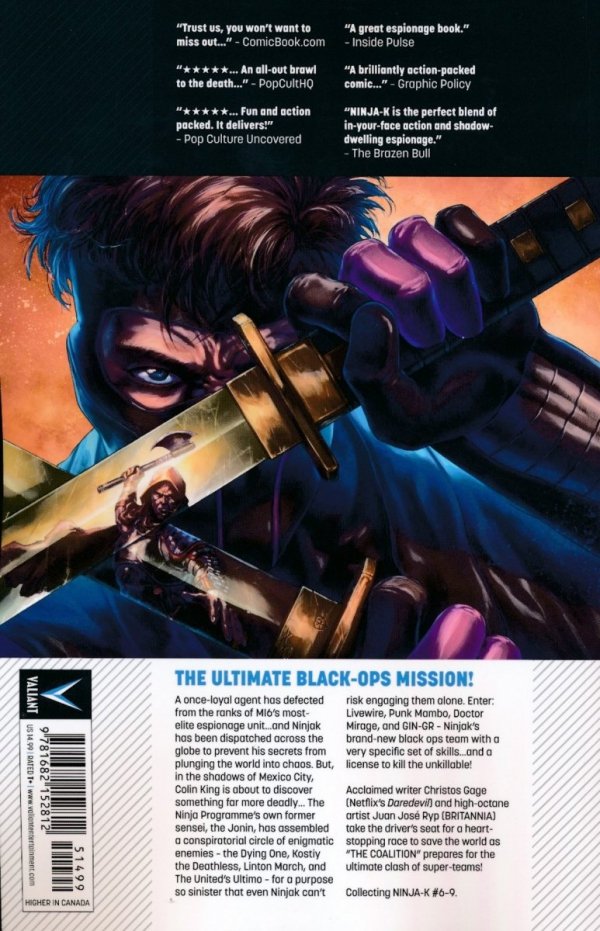 NINJA-K VOL 02 THE COALITION TP [9781682152812]