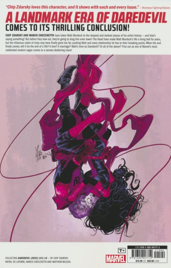 DAREDEVIL AND ELEKTRA VOL 03 THE RED FIST SAGA PART 3 TP [9781302947712]