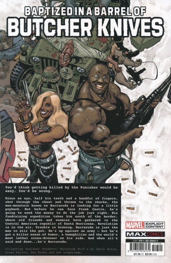 PUNISHER PRESENTS BARRACUDA TP [9781302926434] **promocja TOMY**