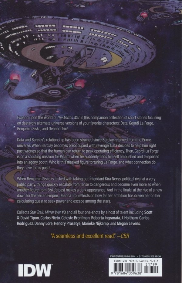STAR TREK WARRIORS OF THE MIRROR WAR TP [9781684059638]