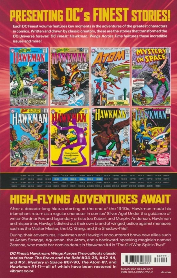DC FINEST HAWKMAN WINGS ACROSS TIME TP [9781799502500]