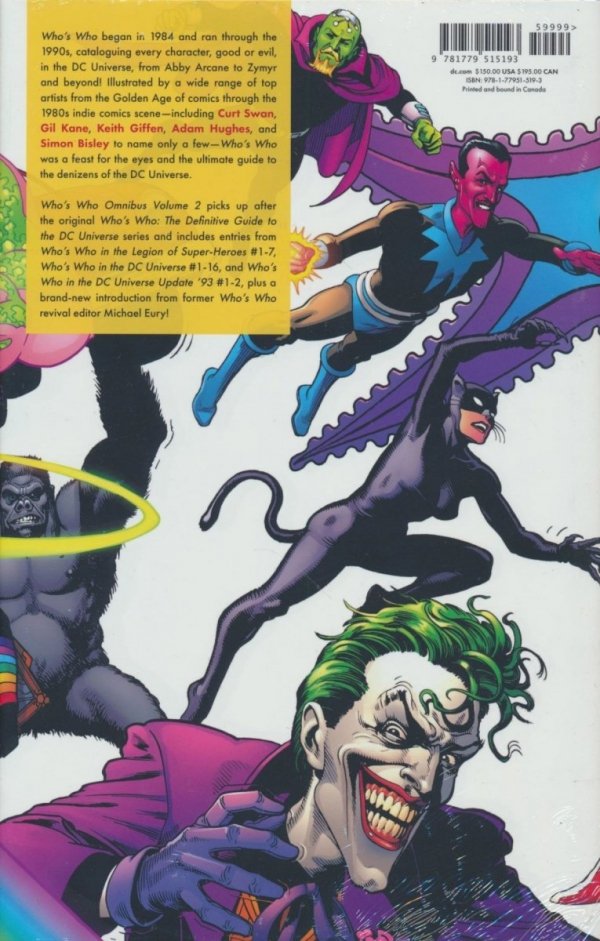 WHOS WHO OMNIBUS VOL 02 HC [9781779515193] **promocja TOMY**