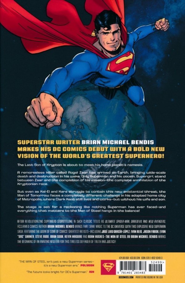 MAN OF STEEL BY BRIAN MICHAEL BENDIS HC [9781401283483]