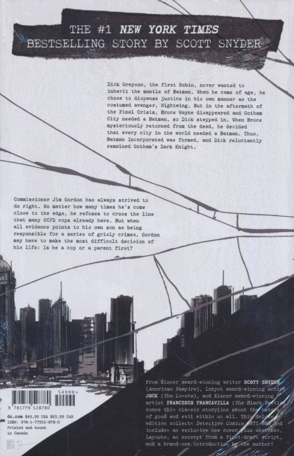 BATMAN THE BLACK MIRROR THE DELUXE EDITION HC [VARIANT] [9781779528780]