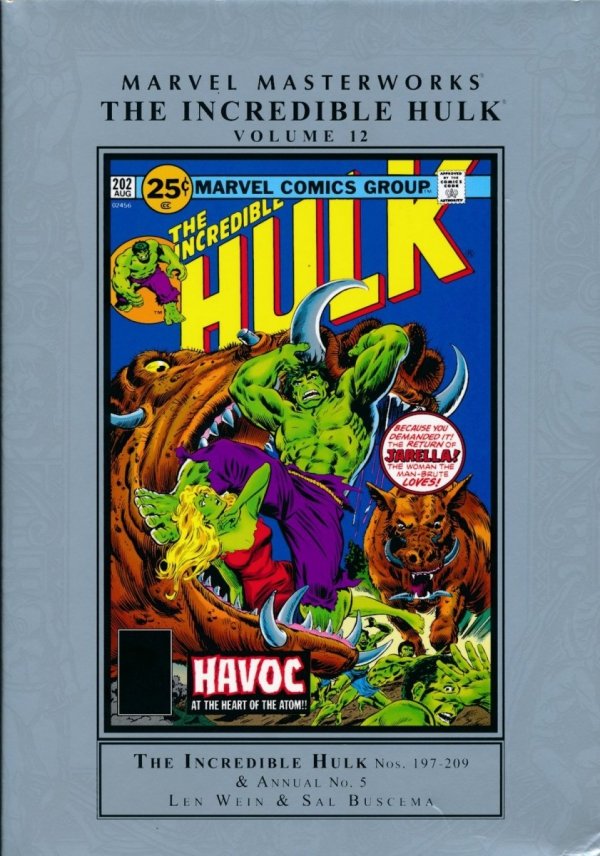 MARVEL MASTERWORKS THE INCREDIBLE HULK VOL 12 HC [STANDARD] [9781302910297] **promocja TOMY**