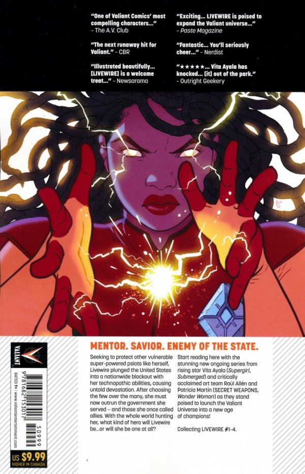 LIVEWIRE VOL 01 FUGITIVE TP [9781682153017] **promocja TOMY**