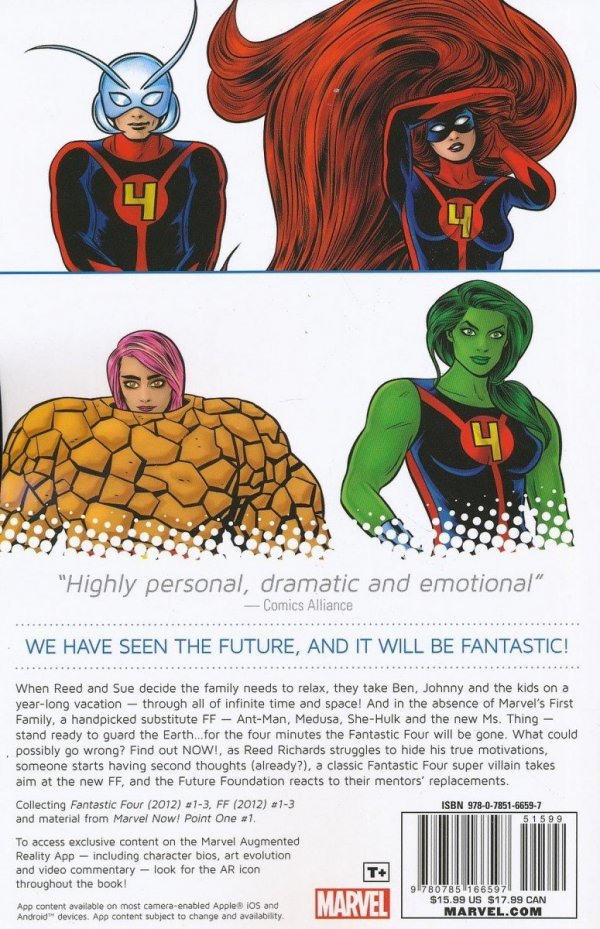 FANTASTIC FOUR VOL 01 NEW DEPARTURE NEW ARRIVALS TP [9780785166597] **PROMOCJA TOMY**