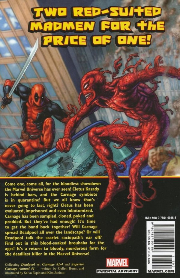 DEADPOOL VS CARNAGE TP [9780785190158] **promocja TOMY**