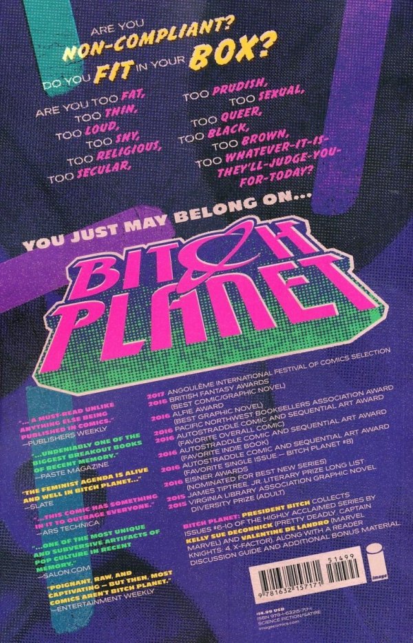 BITCH PLANET VOL 02 PRESIDENT BITCH TP [9781632157171]