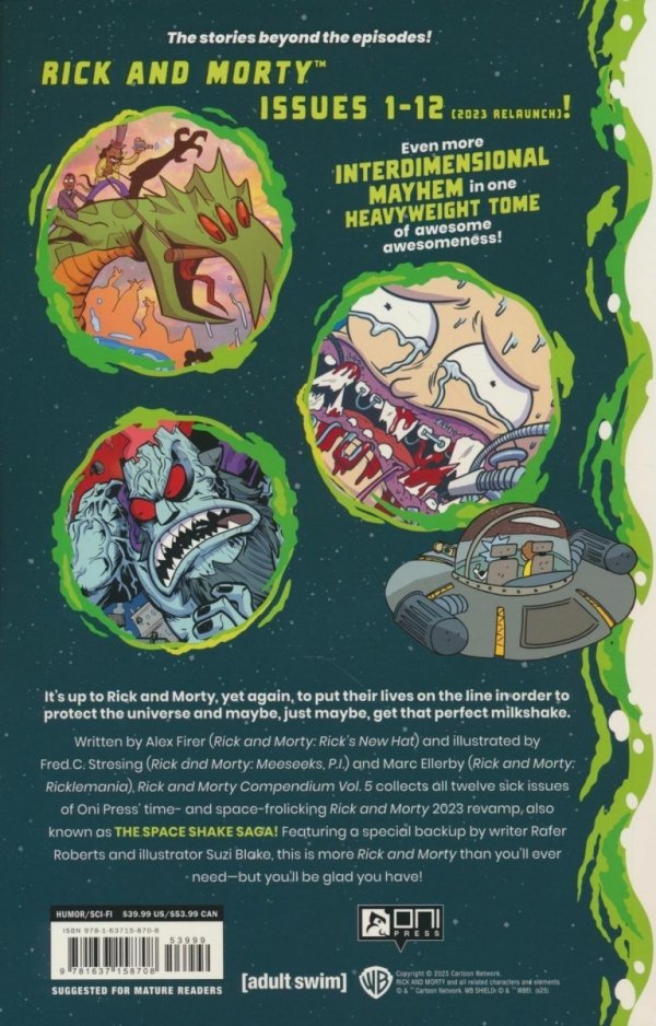 RICK AND MORTY COMPENDIUM VOL 05 TP [9781637158708]