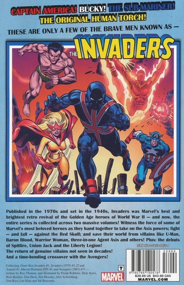 INVADERS CLASSIC THE COMPLETE COLLECTION VOL 01 TP [9780785190578] **promocja TOMY**