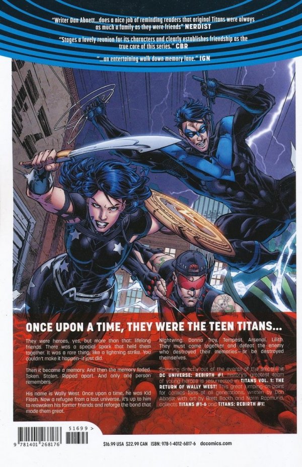 TITANS VOL 01 THE RETURN OF WALLY WEST TP [9781401268176] **promocja TOMY**