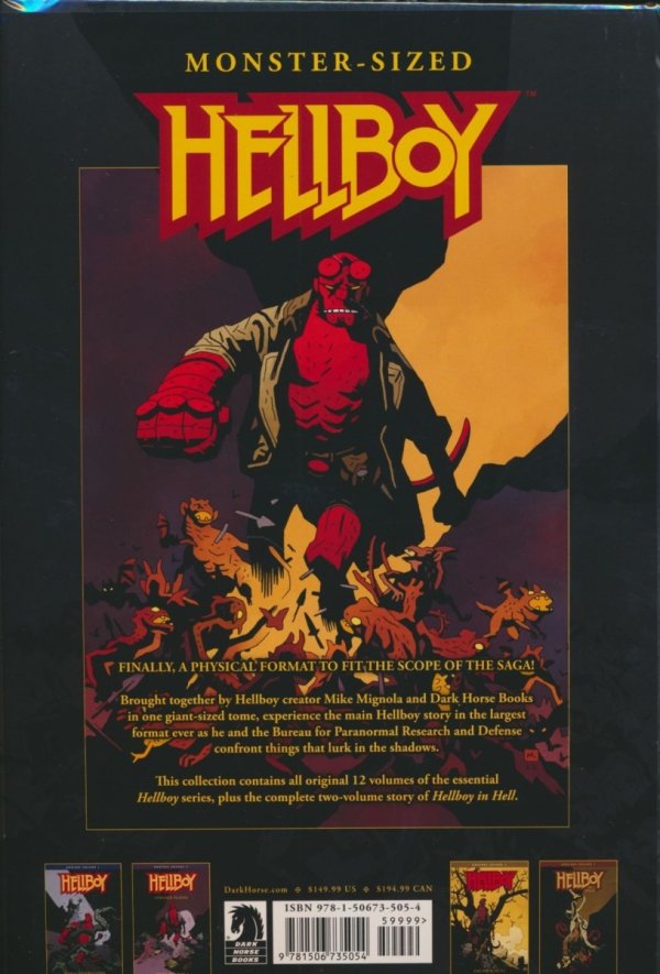 MONSTER-SIZED HELLBOY HC [9781506735054] **promocja TOMY**