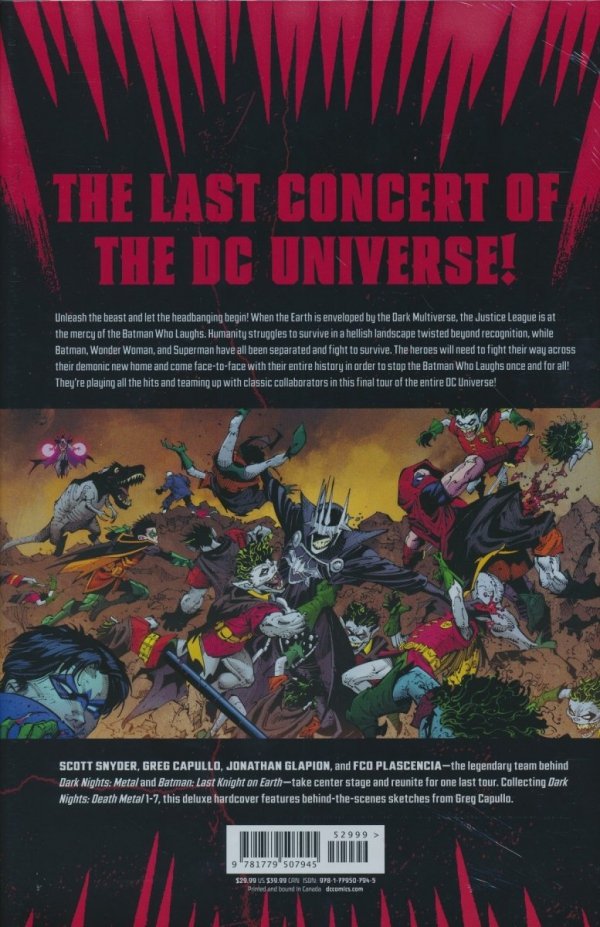 DARK NIGHTS DEATH METAL DELUXE EDITION HC [9781779507945]