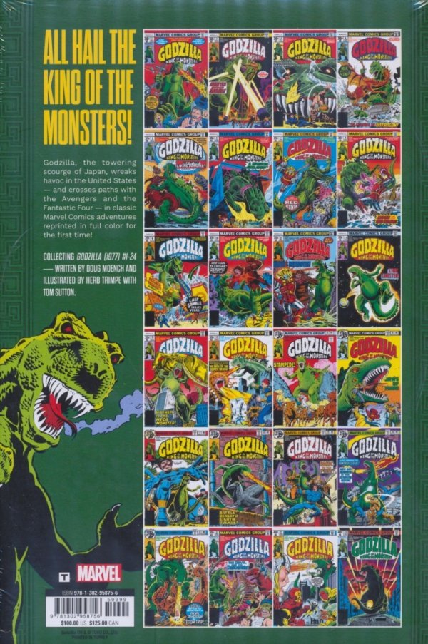 GODZILLA THE ORIGINAL MARVEL YEARS OMNIBUS HC [STANDARD] [9781302958756]