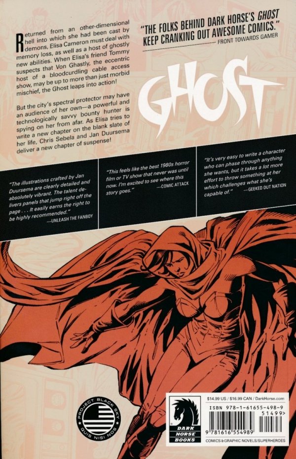 GHOST VOL 03 AGAINST THE WILDERNESS TP [9781616554989] **promocja TOMY**
