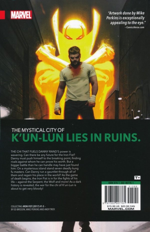 IRON FIST VOL 01 THE TRIAL OF THE SEVEN MASTERS TP [9781302907761] **promocja TOMY**