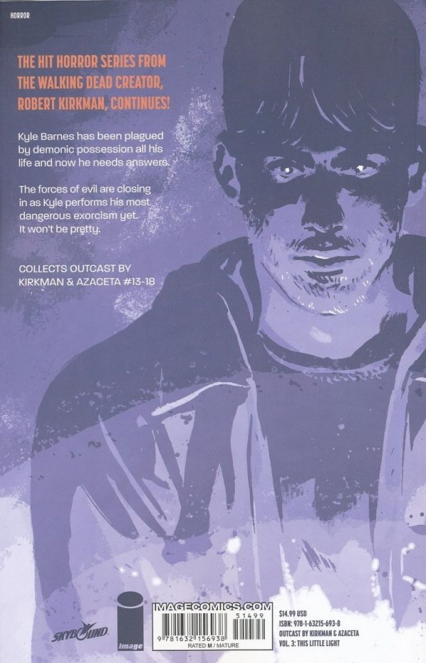 OUTCAST BY KIRKMAN AND AZACETA VOL 03 THIS LITTLE LIGHT TP [9781632156938] **promocja TOMY**