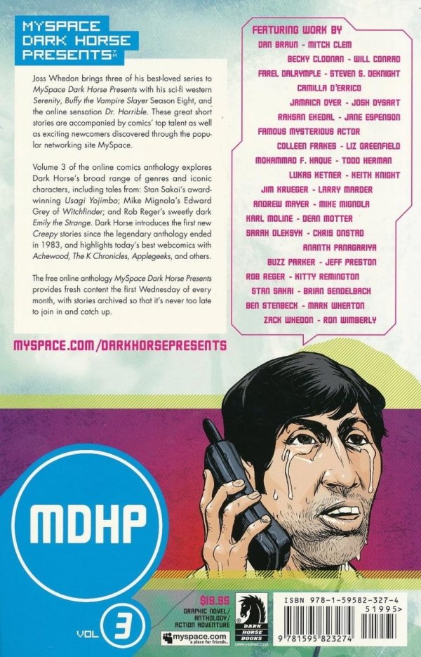 MYSPACE DARK HORSE PRESENTS VOL 03 TP [9781595823274]