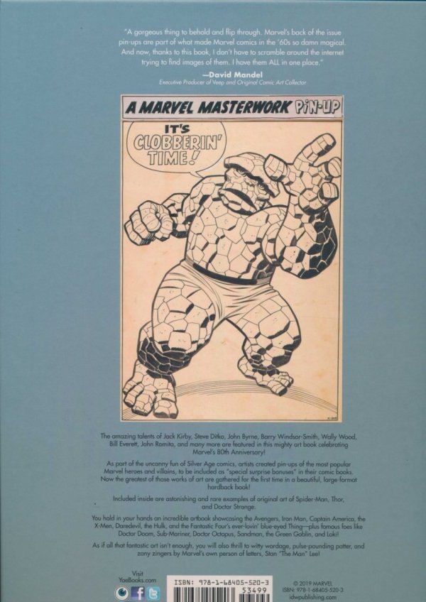 MARVEL MASTERWORKS PIN-UPS HC [9781684055203]
