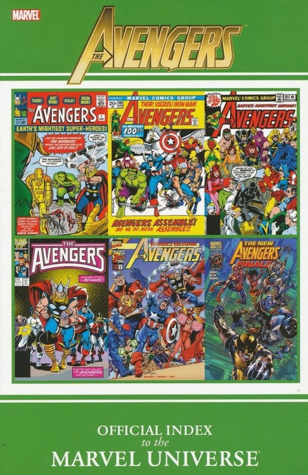 AVENGERS OFFICIAL INDEX TO THE MARVEL UNIVERSE TP [9780785155225]