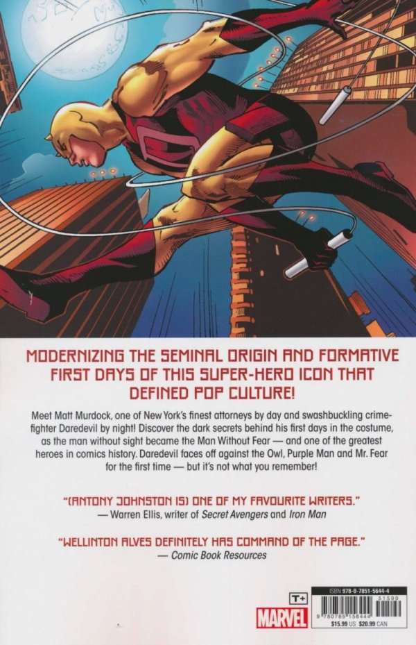 DAREDEVIL FEARLESS ORIGINS TP [9780785156444]