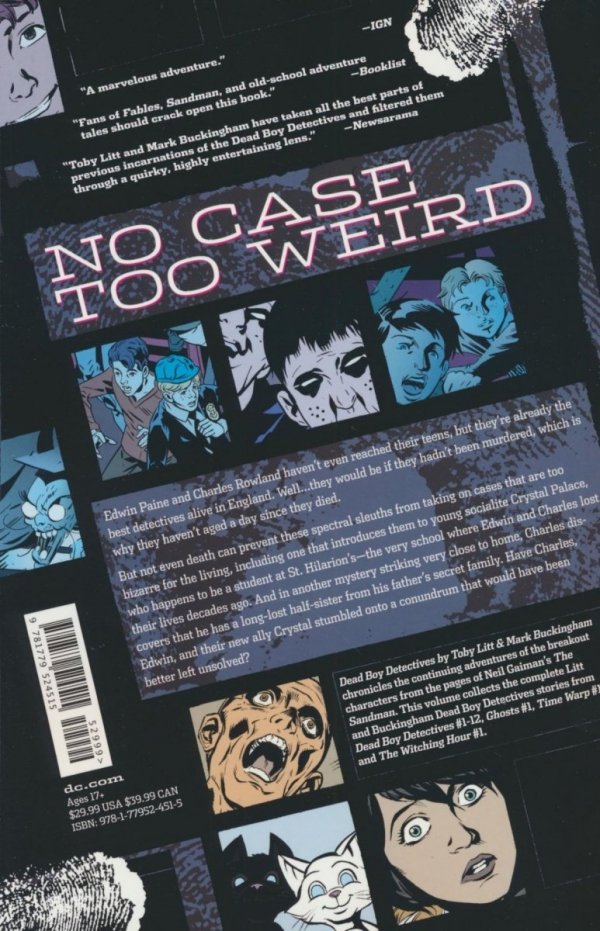 DEAD BOY DETECTIVES BY TOBY LITT AND MARK BUCKINGHAM TP [9781779524515] **promocja STOCK SALE**
