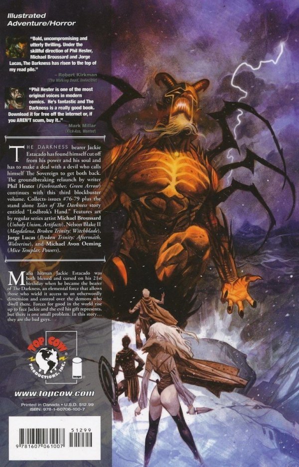 DARKNESS ACCURSED VOL 03 TP [9781607061007]