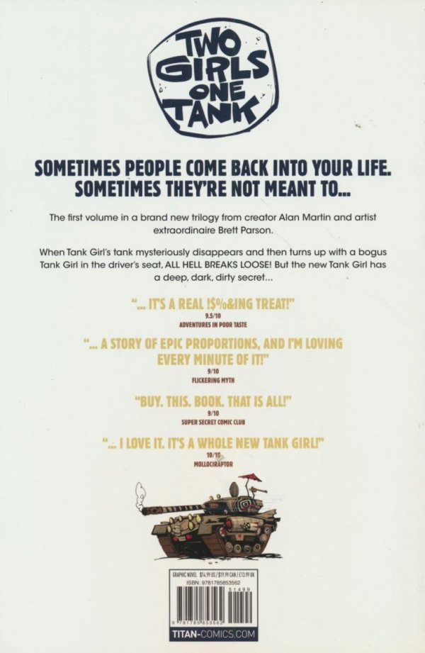 TANK GIRL TWO GIRLS ONE TANK TP [9781785853562]