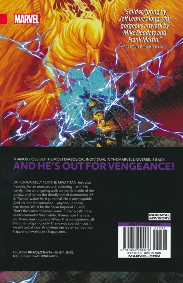THANOS VOL 01 THANOS RETURNS TP [9781302905576]